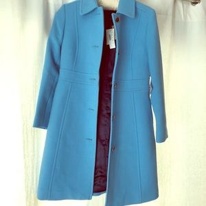 NWT J Crew Italian double-cloth wool lady day coat